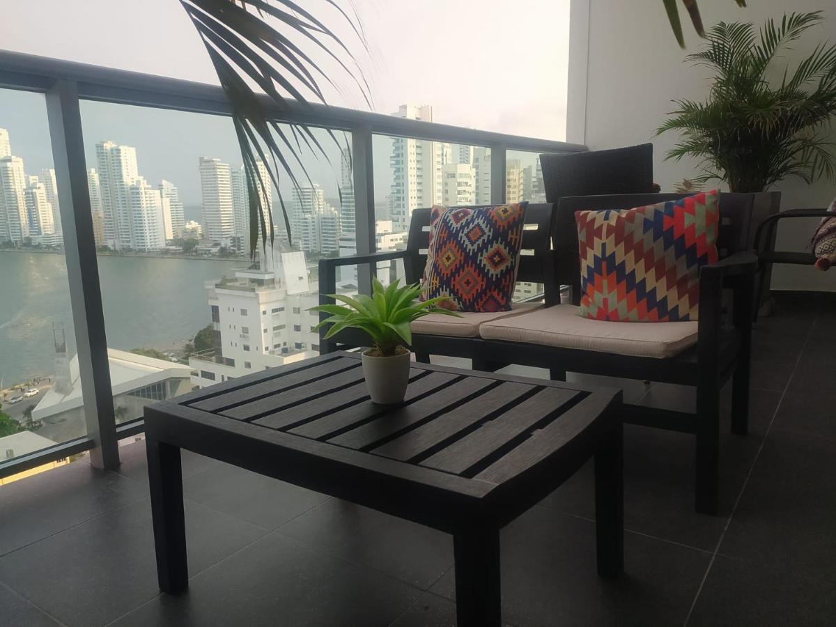 apartamento con espectaculares vistas en bocagrande edificio infinitum Cartagena Exterior foto
